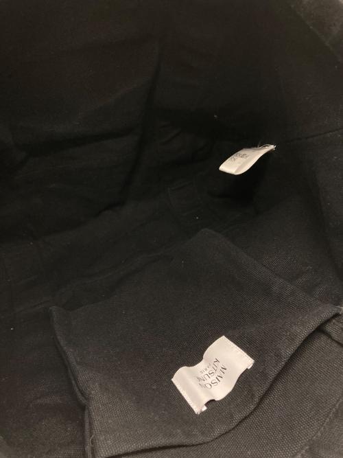 maison kitsune（メゾンキツネ）maison kitsune (メゾンキツネ) トートバッグ ブラックの古着・服飾アイテム