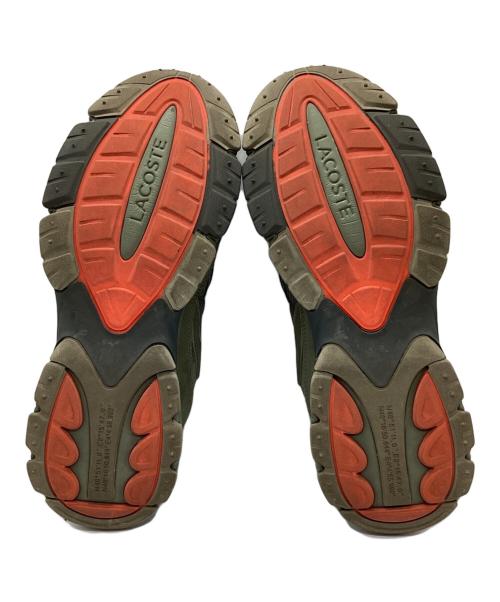 LACOSTE（ラコステ）LACOSTE (ラコステ) ローカットスニーカー カーキ サイズ:UK9の古着・服飾アイテム