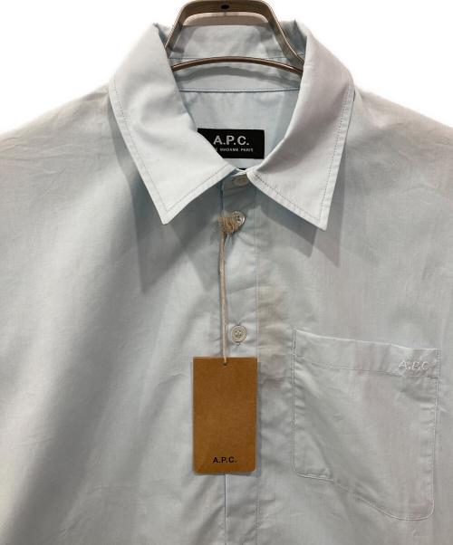 A.P.C.（アーペーセー）A.P.C. (アーペーセー) 長袖シャツ ブルー サイズ:34の古着・服飾アイテム
