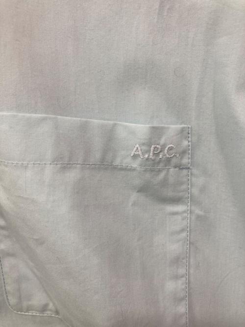A.P.C.（アーペーセー）A.P.C. (アーペーセー) 長袖シャツ ブルー サイズ:34の古着・服飾アイテム