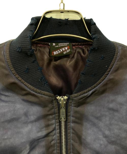 BELVET（ベルベット）BELVET (ベルベット) MA-1ジャケット パープル サイズ:Mの古着・服飾アイテム