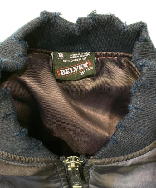 BELVET（ベルベット）BELVET (ベルベット) MA-1ジャケット パープル サイズ:Mの古着・服飾アイテム