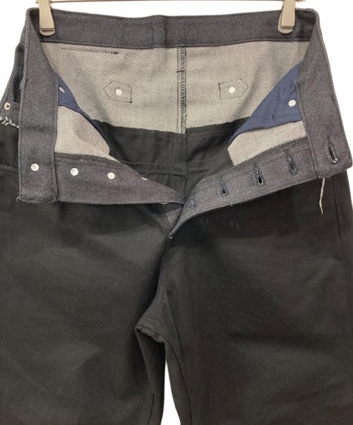 Ballsy.Brothers（ボールジーブラザーズ）Ballsy.Brothers (ボールジーブラザーズ) BAD WAY (バッドウェイ) 2アップワイドデニムパンツ ブラック サイズ:Lの古着・服飾アイテム