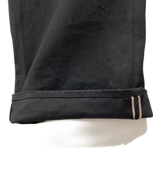 Ballsy.Brothers（ボールジーブラザーズ）Ballsy.Brothers (ボールジーブラザーズ) BAD WAY (バッドウェイ) 2アップワイドデニムパンツ ブラック サイズ:Lの古着・服飾アイテム