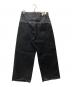 Ballsy.Brothers (ボールジーブラザーズ) BAD WAY (バッドウェイ) 2アップワイドデニムパンツ ブラック サイズ:L：13000円