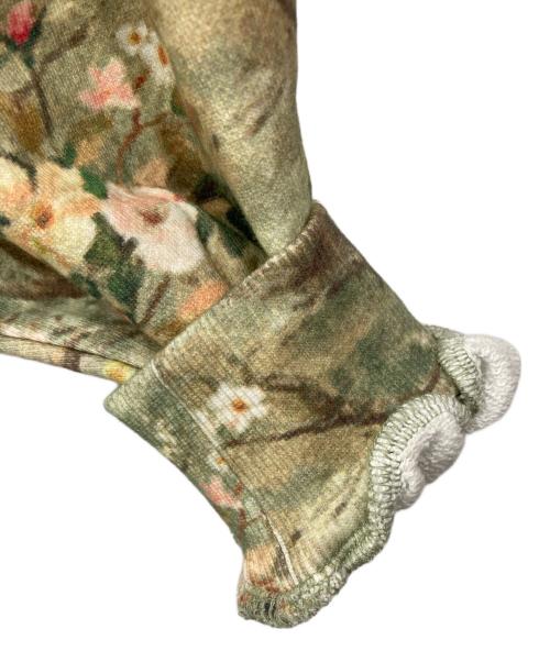 scuffers（スカッファー）scuffers (スカッファー) リアルフラワージップパーカー グリーン サイズ:Mの古着・服飾アイテム