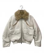 Ballsy.Brothersボールジーブラザーズ）の古着「ウエスタンフェイクレザーワークジャケット」｜ホワイト