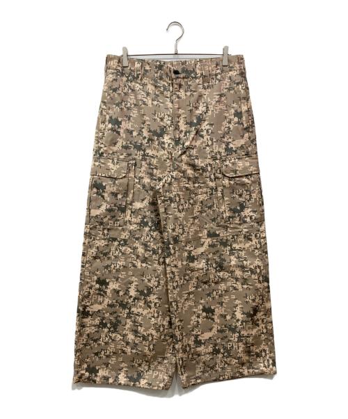 PLAYHOUR（プレイアワー）PLAYHOUR (プレイアワー) カモフラカーゴパンツ ベージュ サイズ:2の古着・服飾アイテム