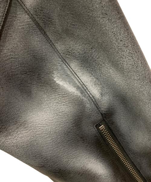 CAMPHOR WOOD（カンファーウッド）CAMPHOR WOOD (カンファーウッド) フェードショートレングスPUレザージャケット グレー サイズ:Mの古着・服飾アイテム