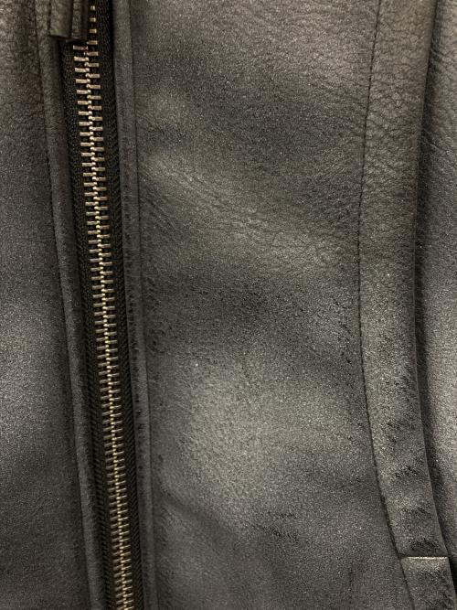 CAMPHOR WOOD（カンファーウッド）CAMPHOR WOOD (カンファーウッド) フェードショートレングスPUレザージャケット グレー サイズ:Mの古着・服飾アイテム