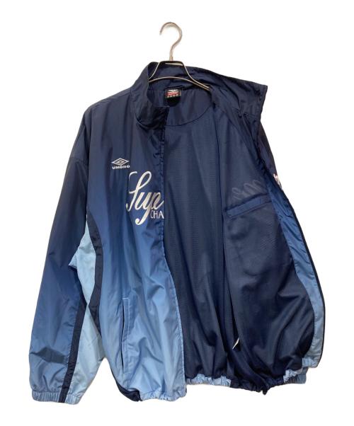 SUPREME（シュプリーム）Supreme (シュプリーム) UMBRO (アンブロ) グラディエント トラックジャケット ネイビー×ブルー サイズ:XXLの古着・服飾アイテム