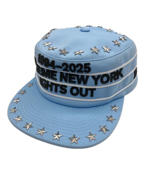 SUPREME（シュプリーム）Supreme (シュプリーム) Stars Studded Pillbox Hat / スターズ スタッズ ピルボックスハット ブルーの古着・服飾アイテム
