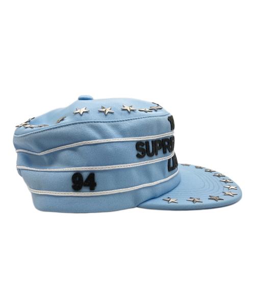 SUPREME（シュプリーム）Supreme (シュプリーム) Stars Studded Pillbox Hat / スターズ スタッズ ピルボックスハット ブルーの古着・服飾アイテム