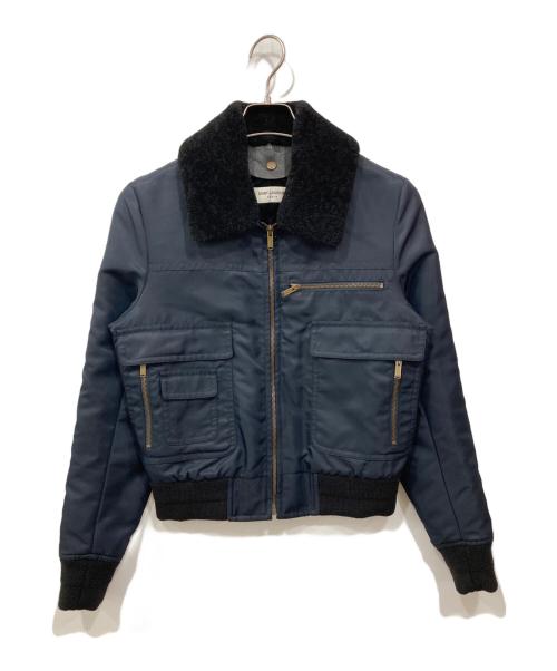 Saint Laurent Paris（サンローランパリ）Saint Laurent Paris (サンローランパリ) アビエイター ボンバージャケット ネイビー サイズ:44の古着・服飾アイテム