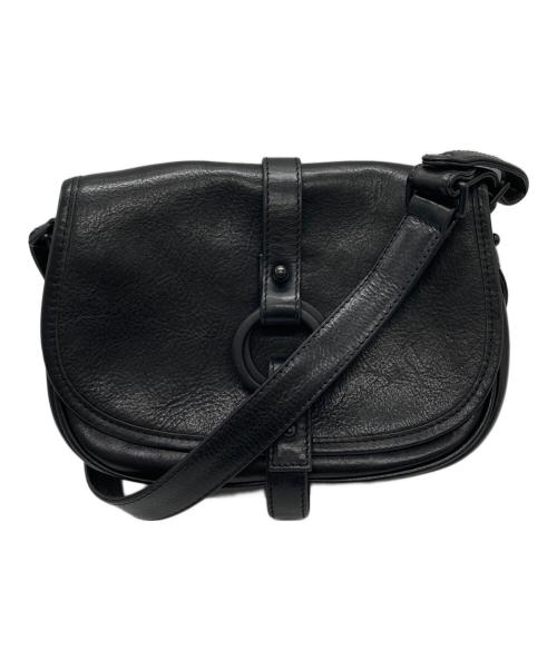 3.1 phillip lim（スリーワンフィリップリム）3.1 phillip lim (スリーワンフィリップリム) サークルモチーフレザーショルダーバッグ ブラックの古着・服飾アイテム