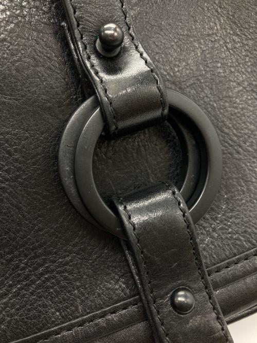 3.1 phillip lim（スリーワンフィリップリム）3.1 phillip lim (スリーワンフィリップリム) サークルモチーフレザーショルダーバッグ ブラックの古着・服飾アイテム