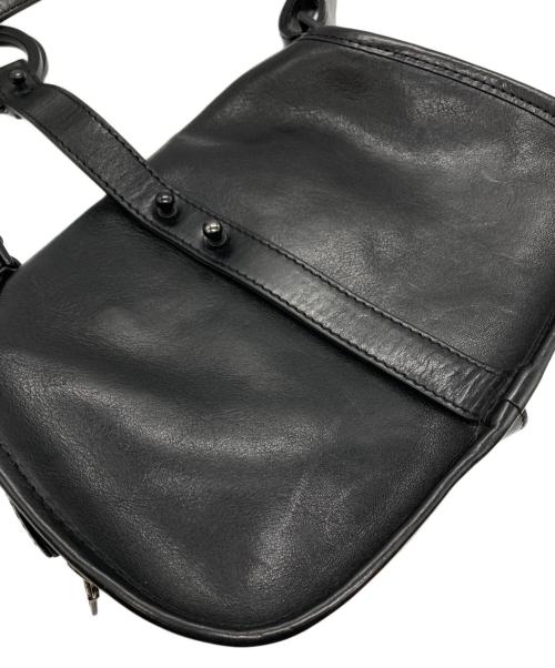 3.1 phillip lim（スリーワンフィリップリム）3.1 phillip lim (スリーワンフィリップリム) サークルモチーフレザーショルダーバッグ ブラックの古着・服飾アイテム