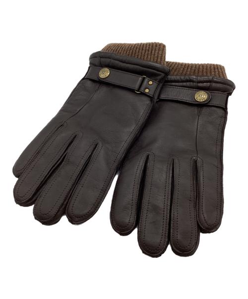 Dents（デンツ）Dents (デンツ) レザーグローブ ブラウン サイズ:Mの古着・服飾アイテム
