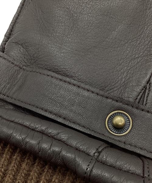 Dents（デンツ）Dents (デンツ) レザーグローブ ブラウン サイズ:Mの古着・服飾アイテム