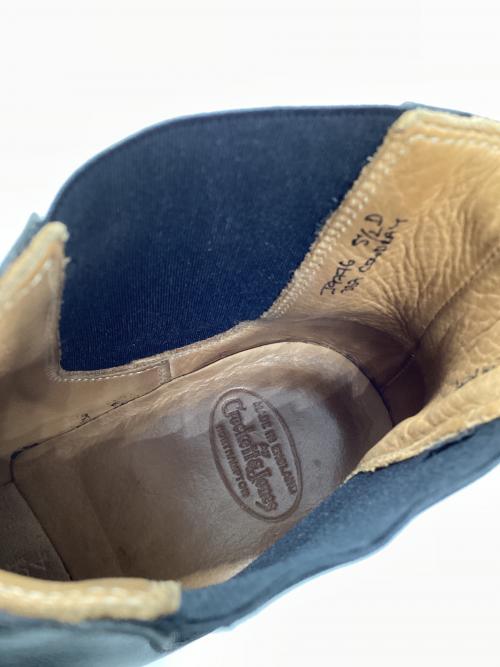 Crockett & Jones（クロケット＆ジョーンズ）Crockett & Jones (クロケット＆ジョーンズ) サイドゴアブーツ ブラック サイズ:5 1/2の古着・服飾アイテム