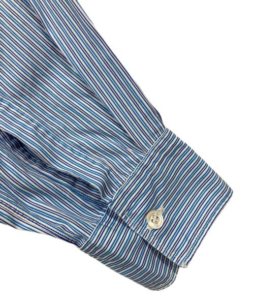 COMME des GARCONS SHIRT（コムデギャルソンシャツ）COMME des GARCONS SHIRT (コムデギャルソンシャツ) パッチワークストライプシャツ ブルー サイズ:Sの古着・服飾アイテム