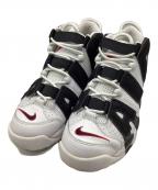 NIKEナイキ）の古着「AIR MORE UPTEMPO "WHITE/BLACK/UNIVERSITY RED" /  エア モア アップテンポ "ホワイト/ブラック/ユニバーシティレッド"」｜ホワイト×ブラック