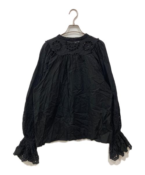 machatt（マチャット）machatt (マチャット) レースブラウス ブラック サイズ:Freeの古着・服飾アイテム