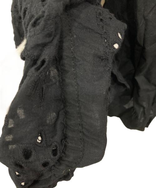 machatt（マチャット）machatt (マチャット) レースブラウス ブラック サイズ:Freeの古着・服飾アイテム