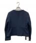 中古・古着 green label relaxing (グリーンレーベルリラクシング) ツイード フリンジ ジャケット/ワンピース セット ネイビー×ホワイト サイズ:40：5000円