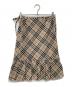 BURBERRY BLUE LABEL (バーバリー ブルー レーベル) ノバチェックラップスカート ベージュ サイズ:38：7000円