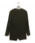 ISSEY MIYAKE (イッセイミヤケ) ノーカラープリーツジャケット ブラウン サイズ:M：25000円