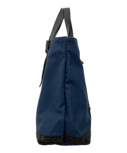 Le Cabas vanessabruno（ヴァネッサブリューノ）Le Cabas VANESSABRUNO (ヴァネッサブリューノ) トートバッグ ネイビーの古着・服飾アイテム