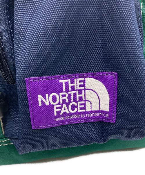 THE NORTHFACE PURPLELABEL（ザ・ノースフェイス パープルレーベル）THE NORTHFACE PURPLELABEL (ザ・ノースフェイス パープルレーベル) CORDURA Canvas Field Tote S / コーデュラ キャンバス フィールド トート S ネイビー×グリーン サイズ:ONEの古着・服飾アイテム