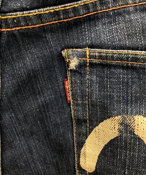 EVISU（エヴィス）EVISU (エヴィス) カモメプリントデニムパンツ インディゴ サイズ:32の古着・服飾アイテム