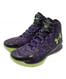 UNDER ARMOUR（アンダーアーマー）の古着「ハイカットスニーカー」｜パープル