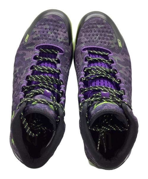 UNDER ARMOUR（アンダーアーマー）UNDER ARMOUR (アンダーアーマー) ハイカットスニーカー パープル サイズ:26cmの古着・服飾アイテム