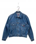 Wrangler×Coca Colaラングラー×コカコーラ）の古着「刺繍デニムジャケット」｜インディゴ
