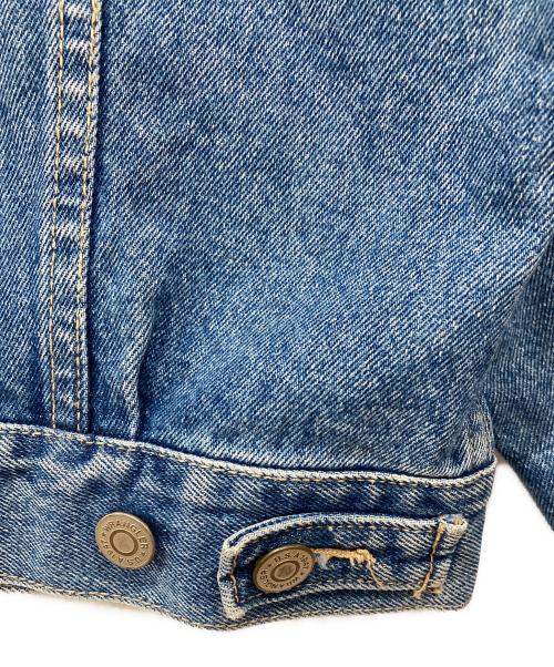 Wrangler（ラングラー）Wrangler (ラングラー) Coca Cola (コカコーラ) 刺繍デニムジャケット インディゴ サイズ:Lの古着・服飾アイテム