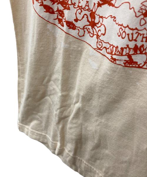 PLEATS PLEASE（プリーツプリーズ）PLEATS PLEASE (プリーツプリーズ) 世界地図Tシャツ アイボリー サイズ:3の古着・服飾アイテム