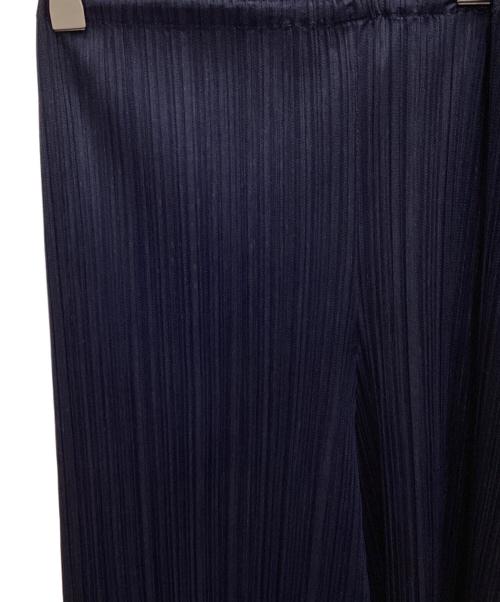 PLEATS PLEASE（プリーツプリーズ）PLEATS PLEASE (プリーツプリーズ) プリーツパンツ ネイビー サイズ:2の古着・服飾アイテム