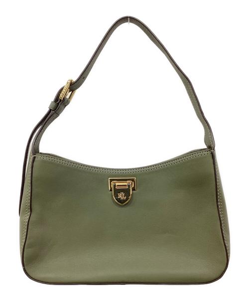 LAUREN RALPH LAUREN（ローレンラルフローレン）LAUREN RALPH LAUREN (ローレンラルフローレン) ファリン ショルダーバッグ カーキの古着・服飾アイテム