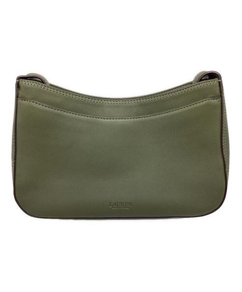 LAUREN RALPH LAUREN（ローレンラルフローレン）LAUREN RALPH LAUREN (ローレンラルフローレン) ファリン ショルダーバッグ カーキの古着・服飾アイテム