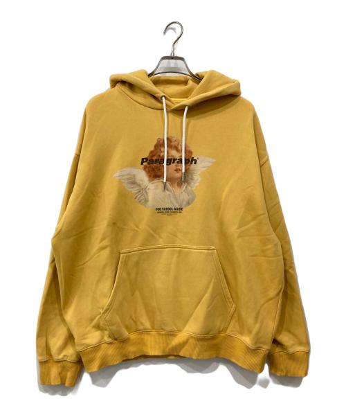 paragraph（パラグラフ）Paragraph (パラグラフ) プリントパーカー イエロー サイズ:-の古着・服飾アイテム