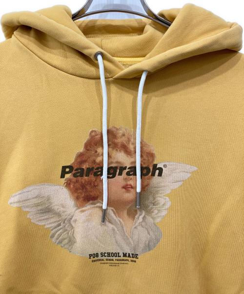 paragraph（パラグラフ）Paragraph (パラグラフ) プリントパーカー イエロー サイズ:-の古着・服飾アイテム