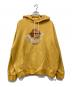 Paragraph（パラグラフ）の古着「プリントパーカー」｜イエロー