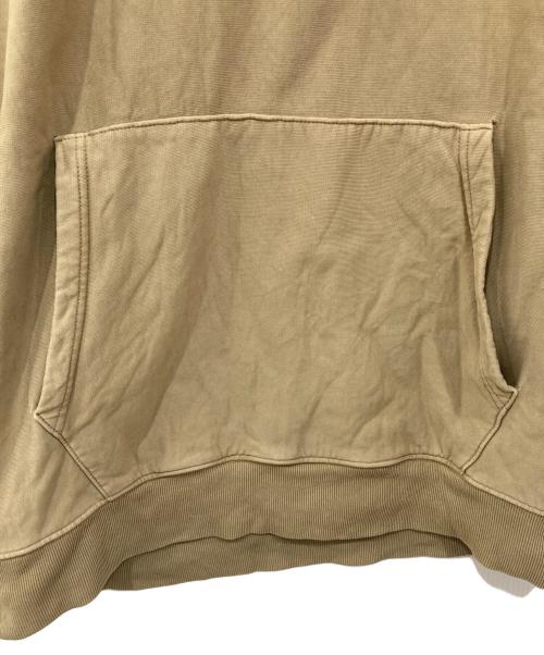 stussy（ステューシー）stussy (ステューシー) ロゴプルオーバーパーカー ベージュ サイズ:Lの古着・服飾アイテム