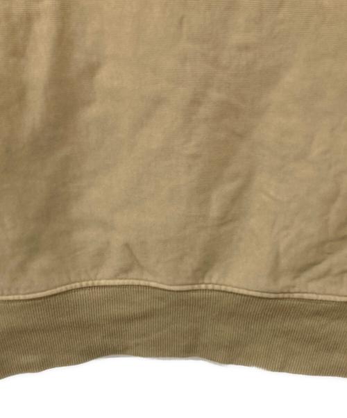 stussy（ステューシー）stussy (ステューシー) ロゴプルオーバーパーカー ベージュ サイズ:Lの古着・服飾アイテム