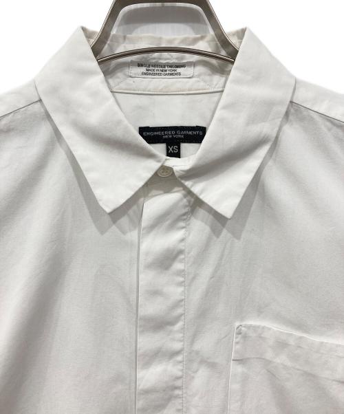 Engineered Garments（エンジニアド ガーメンツ）Engineered Garments (エンジニアド ガーメンツ) 比翼シャツ ホワイト サイズ:XSの古着・服飾アイテム