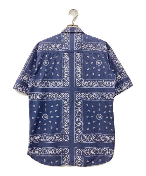 adidas（アディダス）adidas (アディダス) NEIGHBORHOOD (ネイバーフッド) バンダナ柄シャツ ブルー サイズ:Mの古着・服飾アイテム