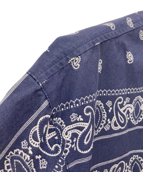 adidas（アディダス）adidas (アディダス) NEIGHBORHOOD (ネイバーフッド) バンダナ柄シャツ ブルー サイズ:Mの古着・服飾アイテム